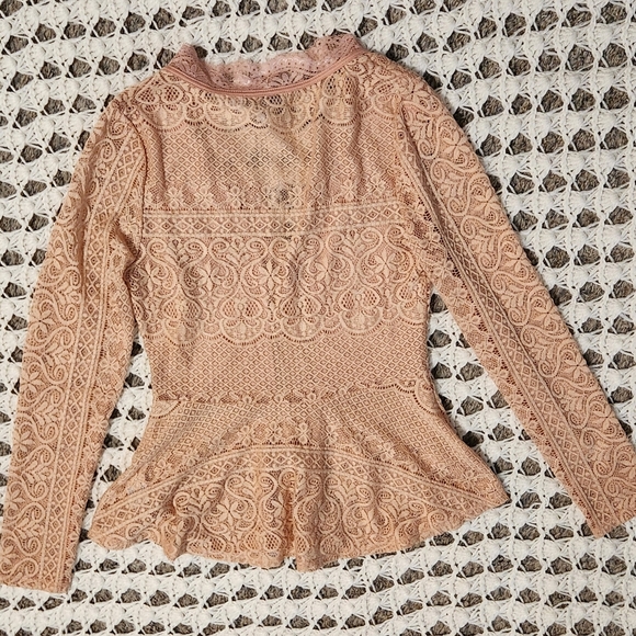 Nwt Charlotte Russe Coquette Lace top - Picture 8 of 10